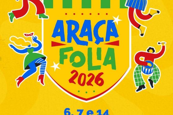 Carnaval 2026 começa na sexta, com Esquenta do Araçafolia em três praças.