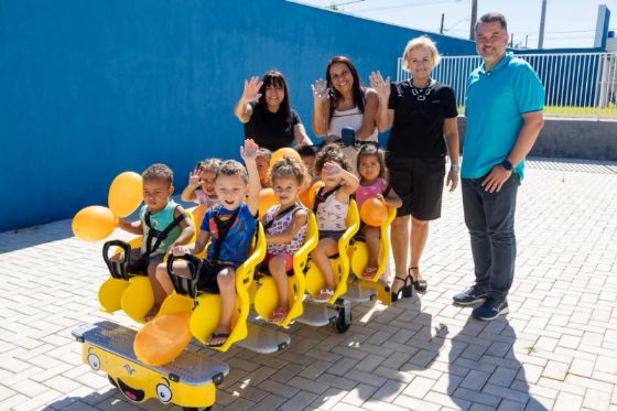 Carrinho coletivo transforma rotina na Educação Infantil