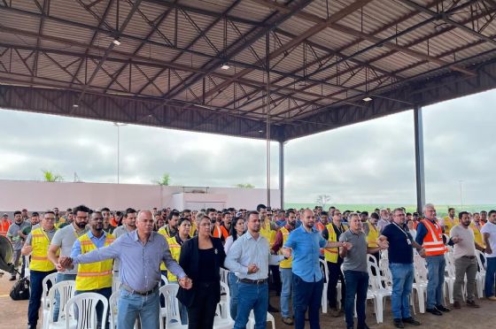 Clealco celebra início da safra com ato ecumênico em Clementina