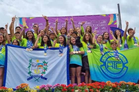 Natação andradinense é campeã da Copa São Paulo e conquista 47 medalhas em Votuporanga