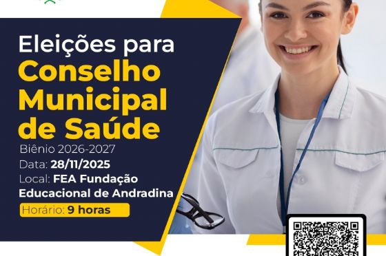 Último dia de inscrições para o Conselho Municipal de Saúde de Andradina