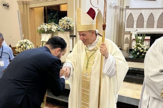 Deputado prestigia ordenação episcopal em Ourinhos