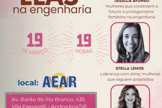 AEAR promove o 1º Encontro Com Elas em celebração ao mês da mulher