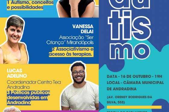 Câmara de Andradina promove audiência pública sobre autismo