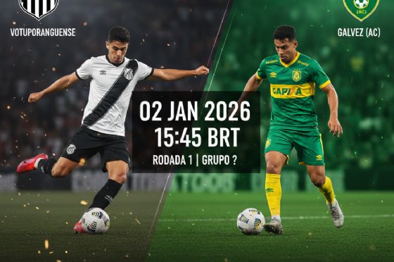 Copinha SIL 2026: Votuporanguense x Galvez (AC) ao vivo – Saiba onde assistir