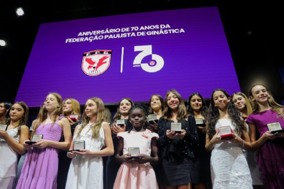 Evento na Alesp celebra 70 anos da Federação Paulista de Ginástica