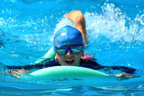 Festival de natação Novos Talentos reúne mais de 400 crianças no ATC