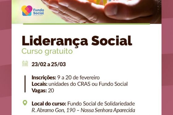 Fundo Social de Araçatuba abre inscrições para três em cursos gratuitos em parceria com o Senac