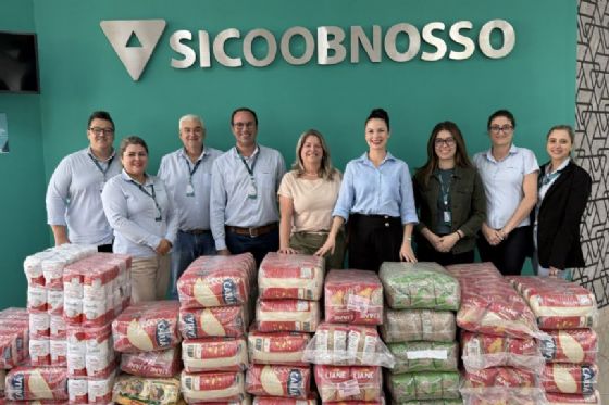 Igrejas e cooperativa doam mais de 8 toneladas de alimentos e ajudam a fortalecer ações do Fundo Social de Araçatuba