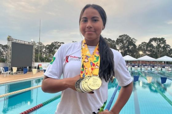 Andradinense Julia Naomi brilha nos Jogos Escolares Brasileiros com cinco medalhas e ajuda São Paulo a conquistar tetracampeonato na natação