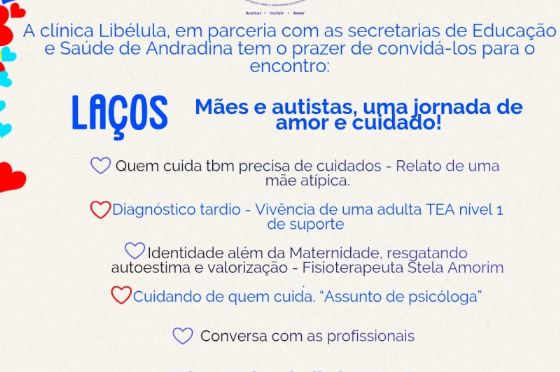 Laços promove encontro sobre maternidade atípica e conscientização do autismo