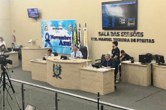 Câmara de Andradina inicia Campanha Novembro Azul e homenageia jornalista Antônio José do Carmo