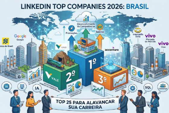 Quer crescer na carreira? LinkedIn revela as empresas que mais promovem funcionários em 2026