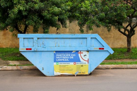 Mutirão da Limpeza começa na segunda-feira (26) no bairro Vila Piloto