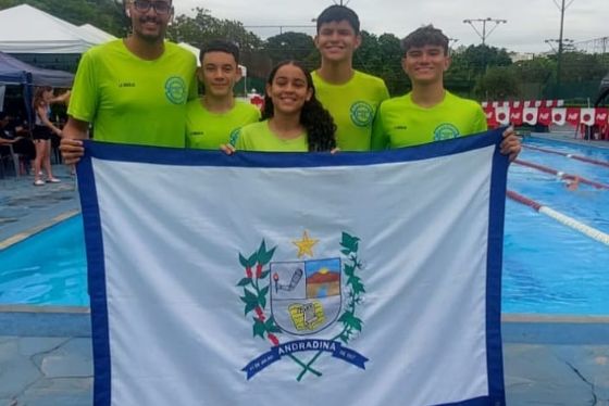 Natação de Andradina encerra a temporada 2025 nos Jogos Abertos do Interior