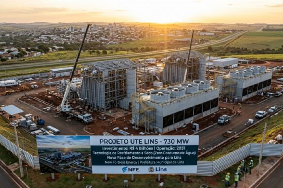 Usina Termeletrica de Lins: Com investimento de R$ 4 bilhoes, projeto entra em fase decisiva