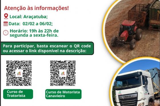 Nova Aralco e Prefeitura de Araçatuba ofertam 60 vagas em cursos de capacitação com possibilidade de emprego