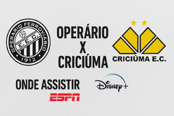 Operário-PR x Criciúma: onde assistir ao vivo pela Série B nesta sexta-feira