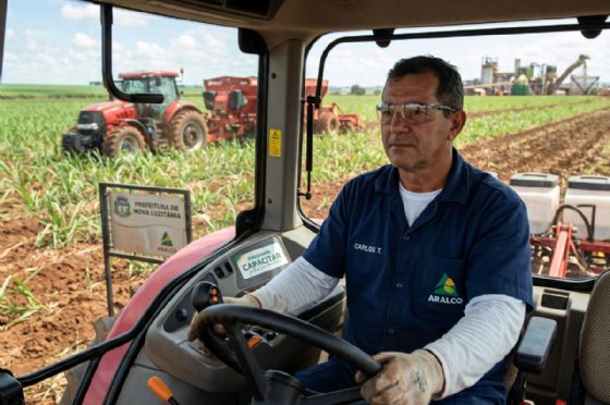 Grupo Aralco abre inscrições para cursos gratuitos de Tratorista e Motorista Canavieiro em Nova Luzitânia