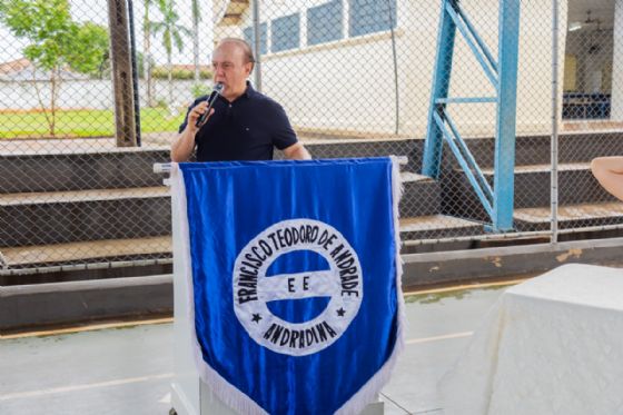 Escola Francisco Teodoro de Andrade inicia atividades no modelo Cívico-Militar em Andradina