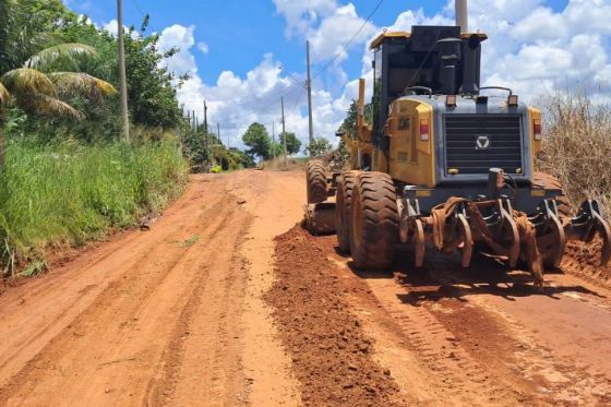 Prefeitura de Araçatuba recupera mais de 10 quilômetros de estradas rurais no início do ano