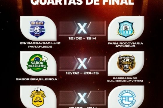 Quartas de final do Futsal de Férias 2026 prometem grandes duelos no GIME