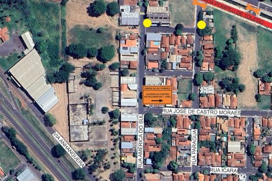 Rua América do Sul será interditada temporariamente para avanço das obras de recuperação da Avenida Pompeu de Toledo