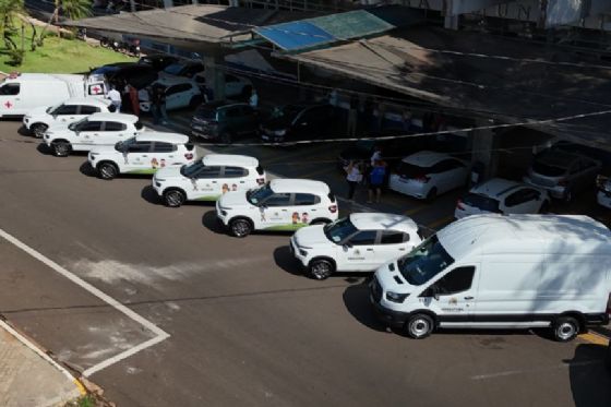 Secretaria Municipal de Saúde de Araçatuba integra oito novos veículos à frota