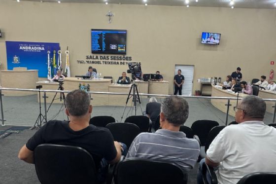 Câmara de Andradina discute melhorias para o município na 3ª sessão do ano