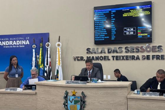 Câmara de Andradina abre o ano legislativo nesta segunda