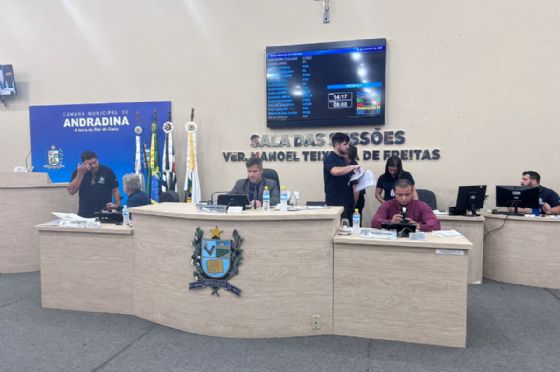 Câmara de Andradina vota nove requerimentos nesta segunda-feira