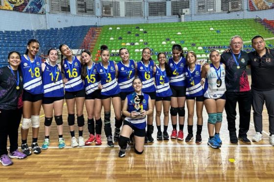 Araçatuba conquista título do Festival Liga AMAR Vôlei 2025 no infantil feminino