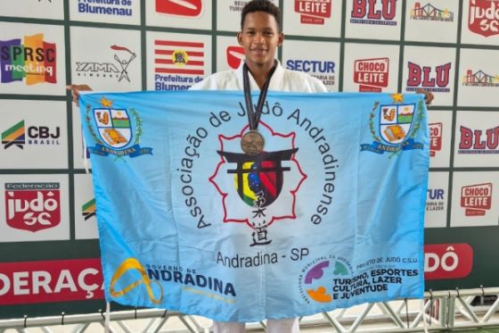 Judoca de Andradina conquista 3º lugar no Meeting Interestadual Interclubes 2025 em Blumenau