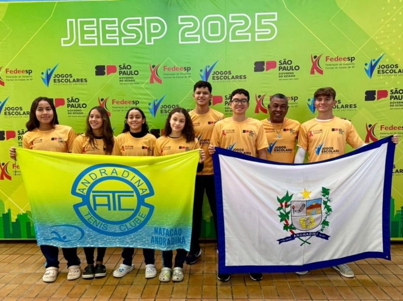 Andradina brilha na seletiva estadual de natação e atletas cotados para a Seleção Paulista Escolar - Natação Andradinense conquista 7 medalhas em seletiva estadual Andradina brilha na seletiva estadual de natação e atletas cotados para a Seleção Paulista Escolar - Natação Andradinense conquista 7 medalhas em seletiva estadual