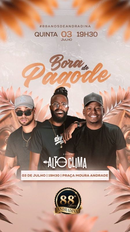 Andradina se prepara para uma noite de pagode com Alto Clima no Food Truck Fest - Noite de pagode e sabores: Alto Clima encerra Food Truck Fest nos 88 anos de Andradina Andradina se prepara para uma noite de pagode com Alto Clima no Food Truck Fest - Noite de pagode e sabores: Alto Clima encerra Food Truck Fest nos 88 anos de Andradina