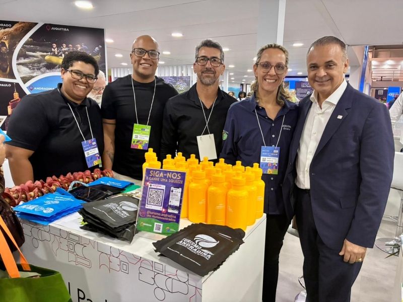 Andradina marca presença no Salão Nacional do Turismo e reforça potencial como destino - Participacao em evento nacional projeta Andradina como destino turistico em expansao
