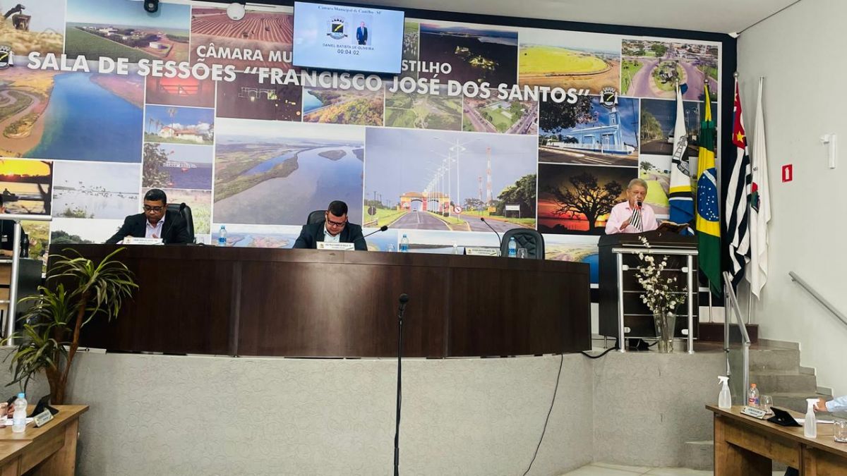 Câmara de Castilho aprova recursos para Saneamento e rejeita vetos do Executivo em sessão movimentada - Sessão da Câmara de Castilho Câmara de Castilho aprova recursos para Saneamento e rejeita vetos do Executivo em sessão movimentada - Sessão da Câmara de Castilho
